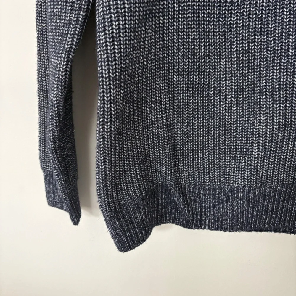 RETROFIT Brand Mfg Mens Pullover Sweater Size L G Navy Blue Knit Casual Comfy‎